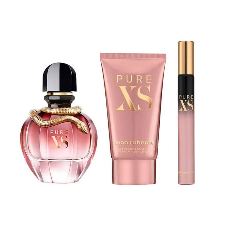 Paco Rabanne Pure Xs For Her Eau De Parfum Vaporisateur 50 ml Coffret 3 Parties 2019