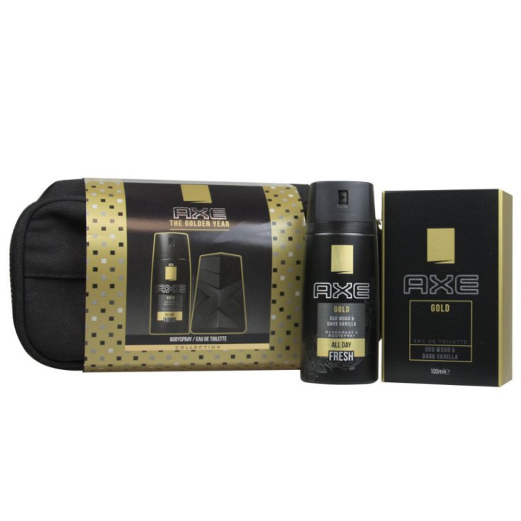 Axe Gold Eau De Toilette Vaporisateur 100 ml Coffret 2 Pièces Axe Gold Eau De Toilette Vaporisateur 100 ml Coffret 2 Pièces