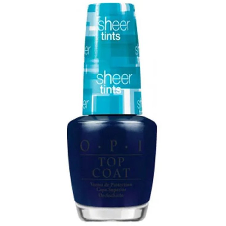 Top coat coloré bleu OPI