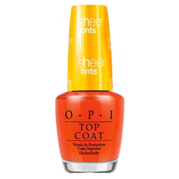 Top coat coloré rouge OPI