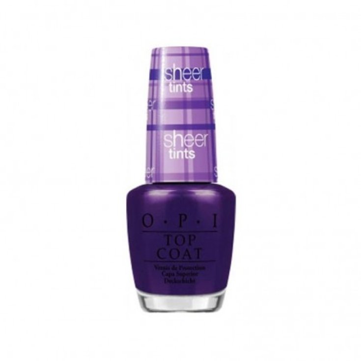 Couche de finition colorée pourpre OPI