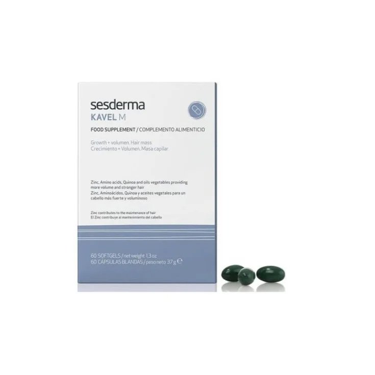 Sesderma Kavel M Complément Alimentaire Masse Capillaire 60 Gélules