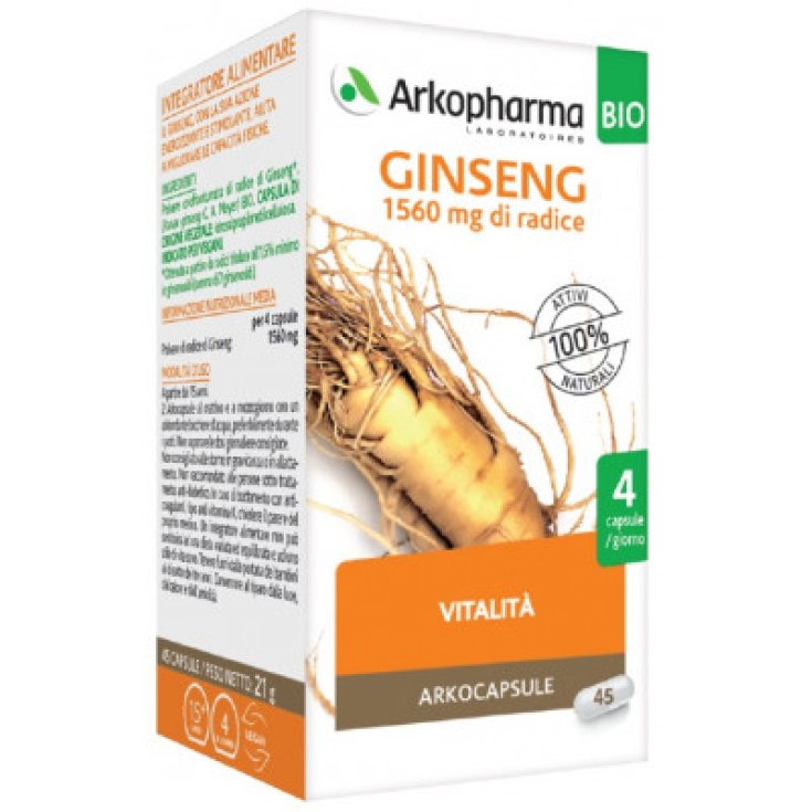 Arkogélule® Ginseng Arkopharma 45 Gélules