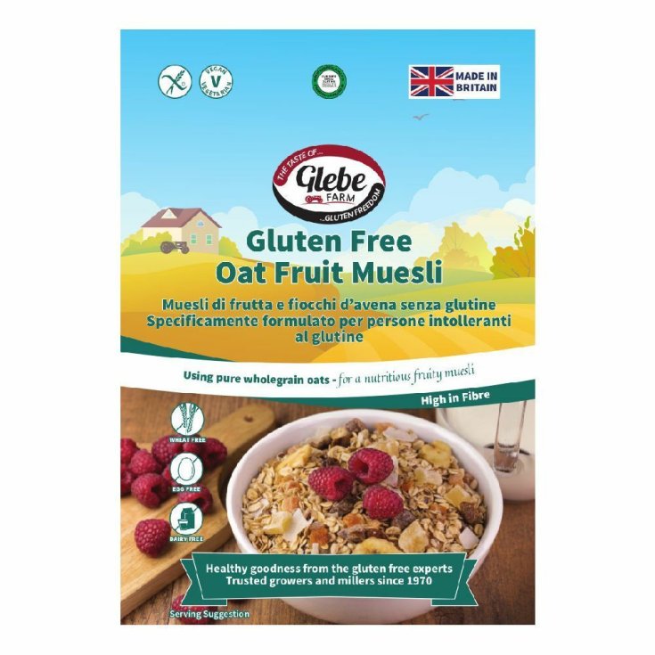 Muesli aux fruits d'avoine Glebe Farm 400g