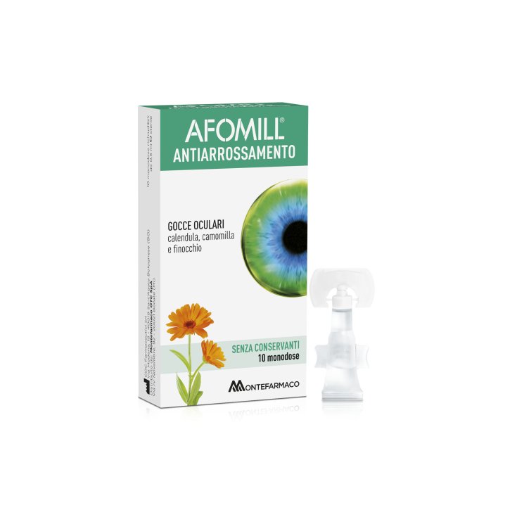 Afomill® Anti-rougeurs MONTEFARMACO Collyre 10 Ampoules