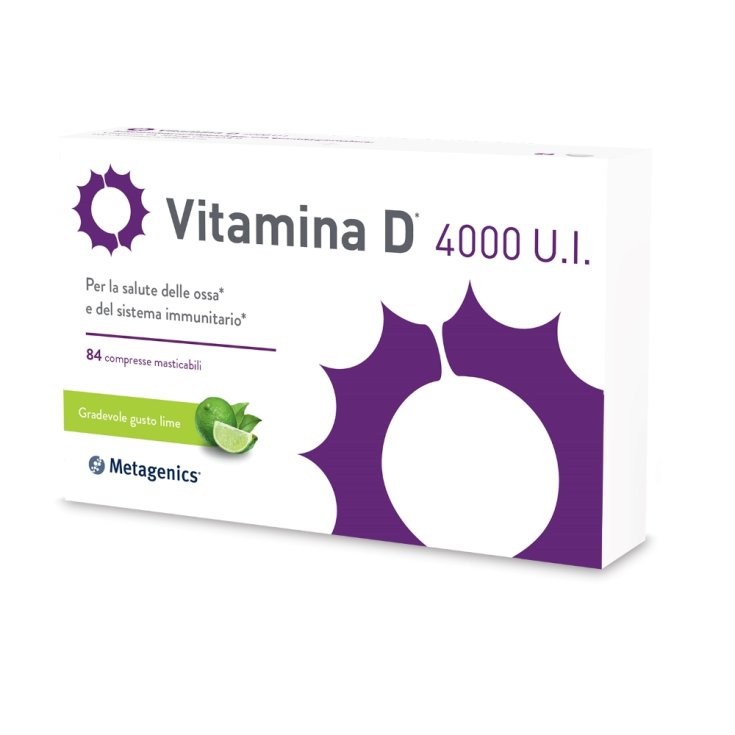 Vitamine D 4000 UI Metagenics™ 84 Comprimés à Croquer