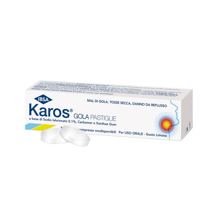 Karos® Protège Gorge Ibsa 20 Comprimés