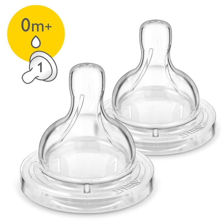 Tétine anti-coliques Prime Feeding 0m Philips Avent 2 pièces.