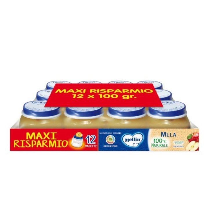 MELLIN OMOG POMME 12X100G