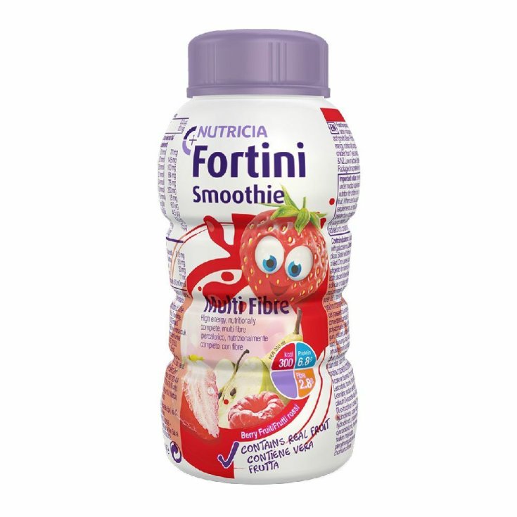 Fortini Smoothie Multi Fibres Fruits Rouges Nutricia 200ml