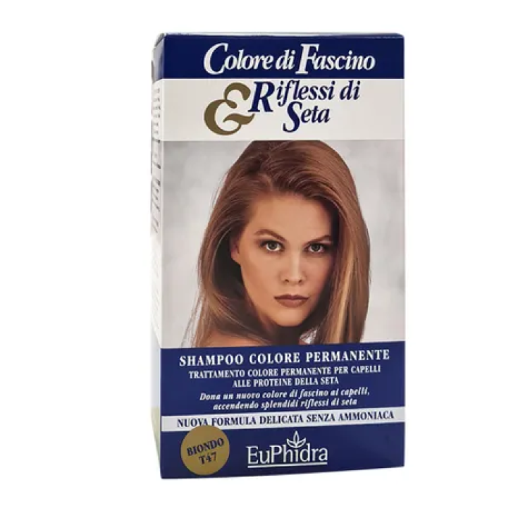 Shampoo Colore Permanente Riflessi di Seta 47 Biondo EuPhidra 120ml