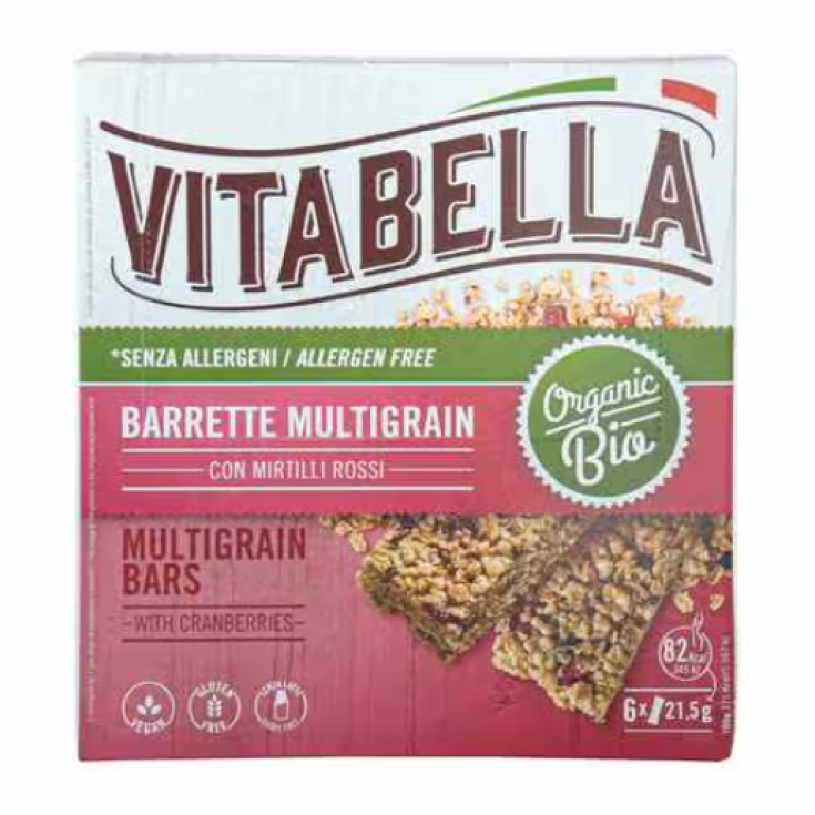 Barres Multicéréales Vitabella Fruits Rouges 6x21.5g