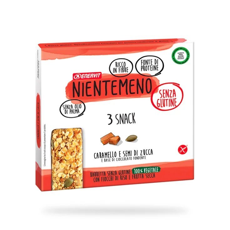 Pas moins de Caramel Et Graines De Citrouille Enervit 3 Snack