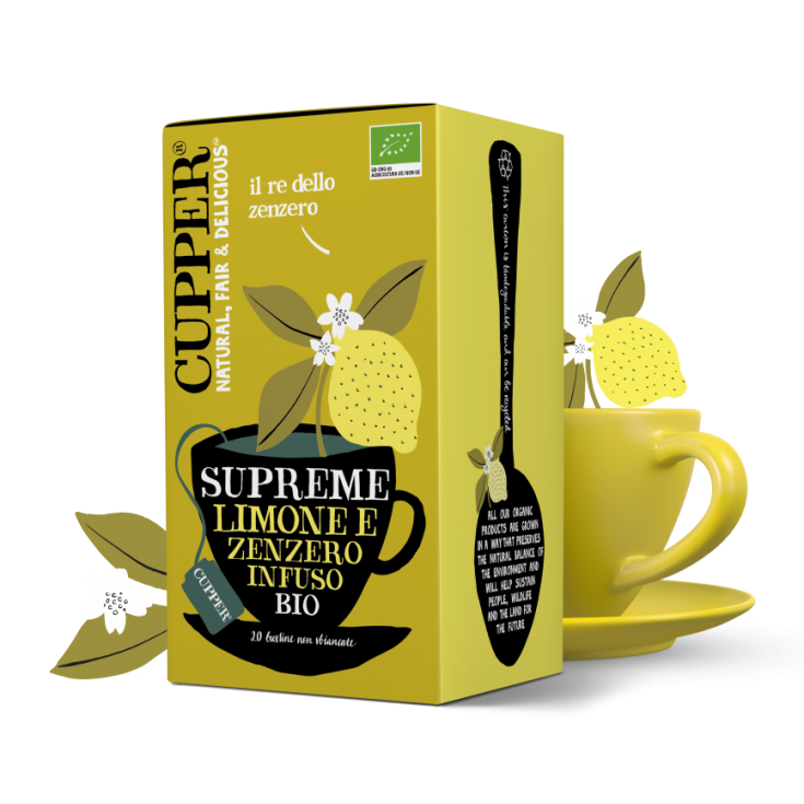 Tasse BIO Infusée Au Citron Et Gingembre 20 Filtres