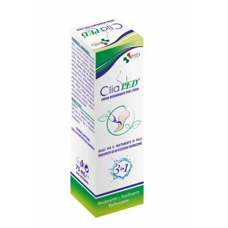 Cliaped Crème Déodorante Pieds 75ml