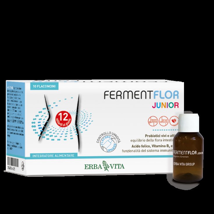 FermentFlor Junior Erba Vita 10 Ampoules