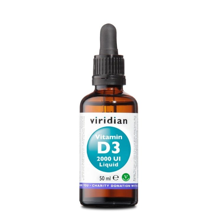 Viridian Vitamine D3 2000 UI Liquide Natur 50 ml