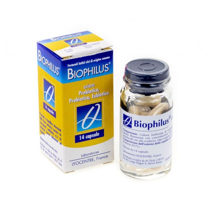 Biophilus® Ferments Lactiques LYOCENTRE14 Gélules