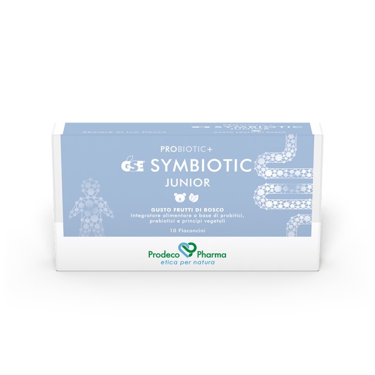 PROBIOTIC + GSE SYMBIOTIC JUNIOR Goût Baies Prodeco Pharma 10 Ampoules