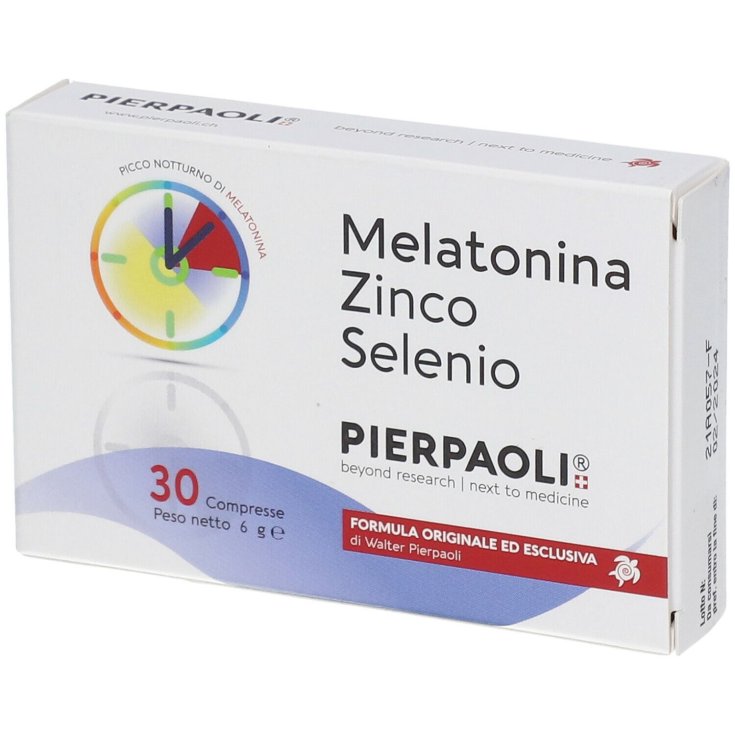 Mélatonine Zinc Sélénium Pierpaoli® 30 Comprimés