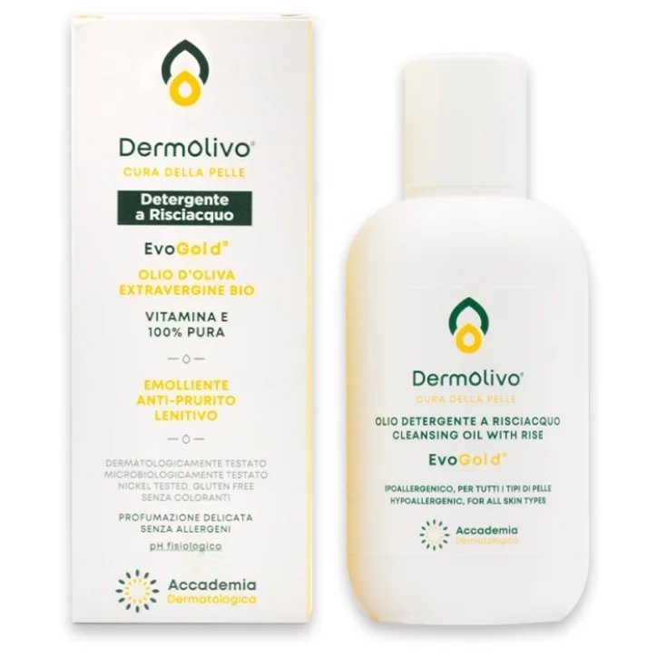 Dermolivo Nettoyant à l'Huile d'Olive Extra Vierge Bio 150 ml