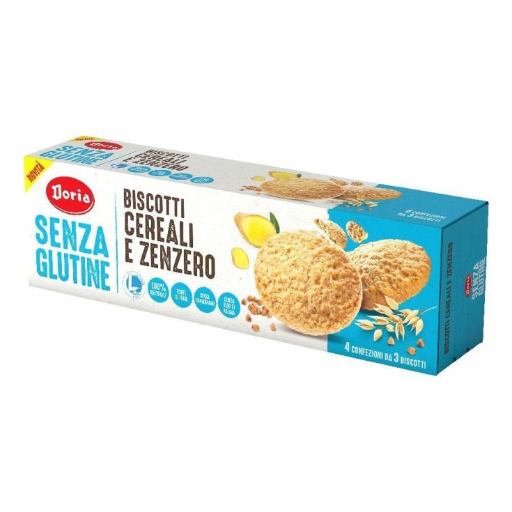 Doria Biscuits Céréales Et Gingembre 4x37,5g