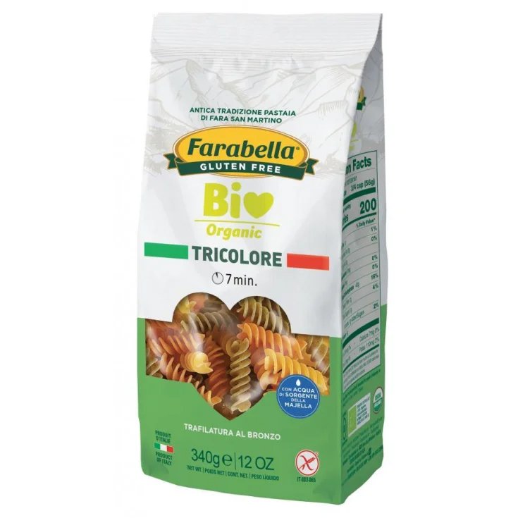 Fusilli Farabella Tricolore Bio 500g
