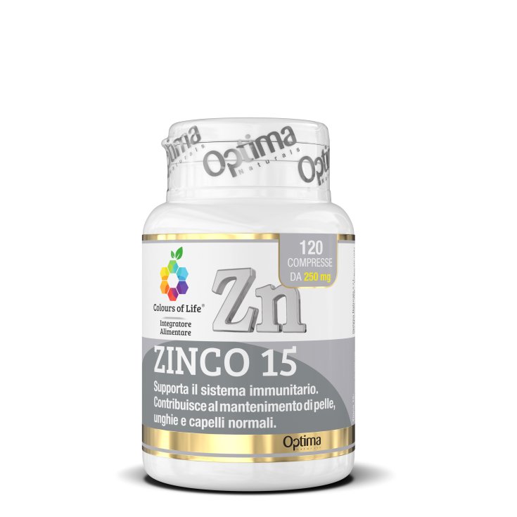 Zinc 15 Optima Naturals 120 Comprimés