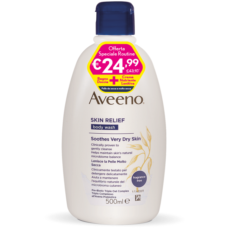 Bain-douche apaisant + crème apaisante Aveeno®