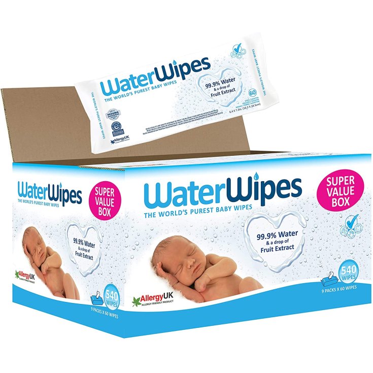 Baby WaterWipes 9x60 pièces