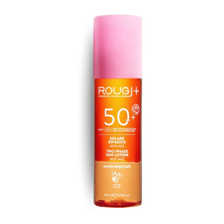 Crème Solaire Biphasique Anti-Âge SPF50+ Rougj® 200ml