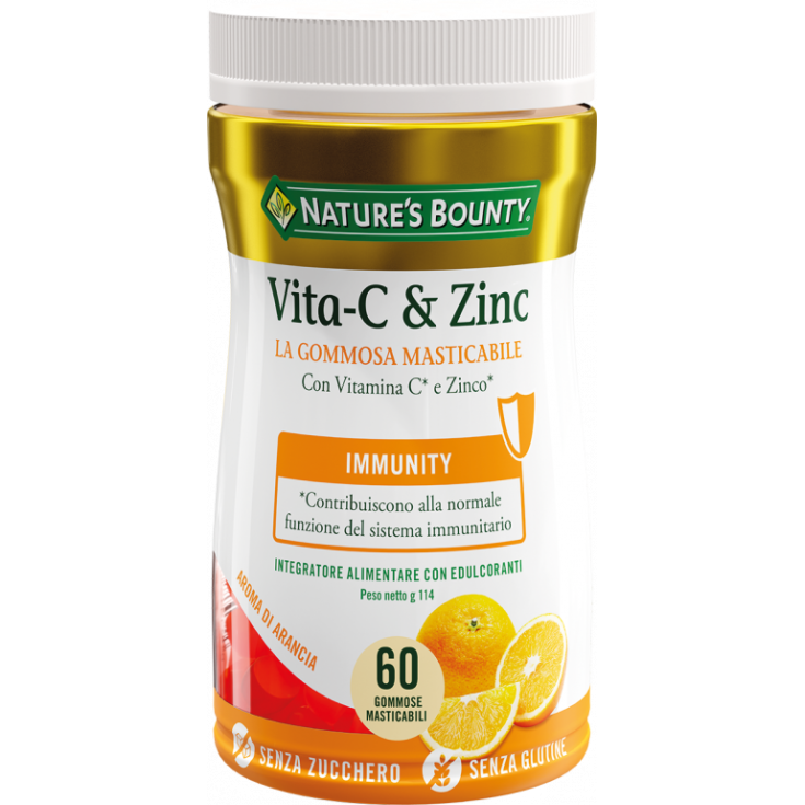 Vita-C & Zinc Nature's Bounty 60 gommes à mâcher