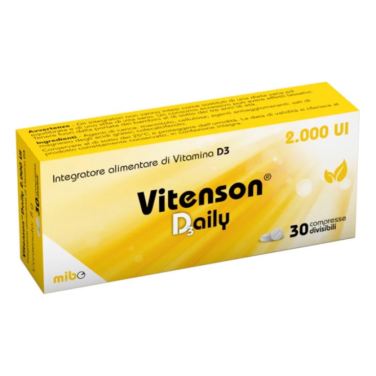 Vitenson Daily D3 2000UI Mibe Pharma 30 Comprimés