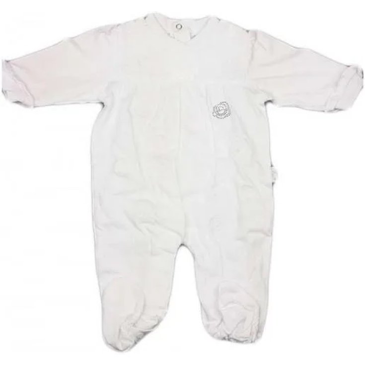 Barboteuse coton bébé fille ellepi blanc 3 m