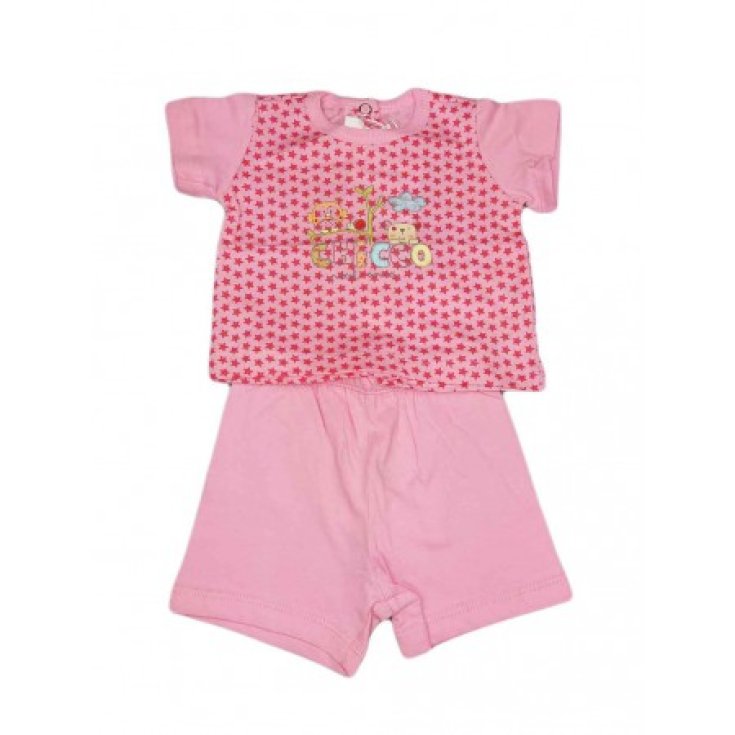 Costume 2 pièces en Coton CHICCO Rose Taille 1 Mois