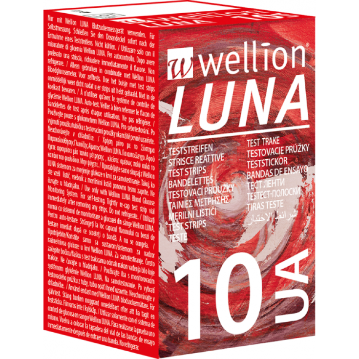 Bandelettes de test Acide urique 10UA Wellion® Luna 10 pièces
