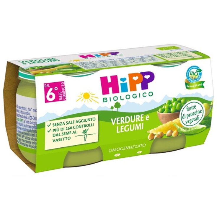 HiPP Légumes et Légumineuses Bio 2x80g