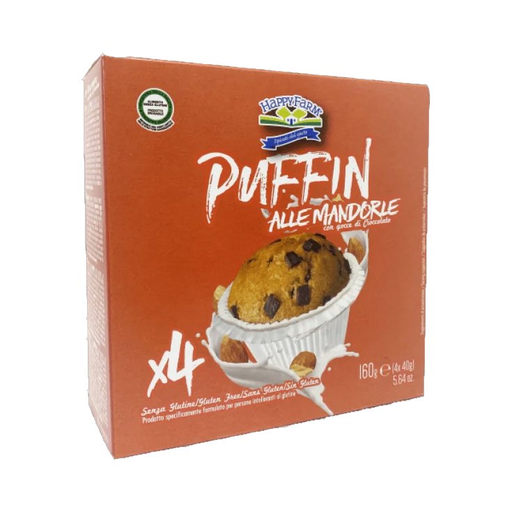 PUFFIN Gouttes de chocolat aux amandes HAPPY FARM 160g