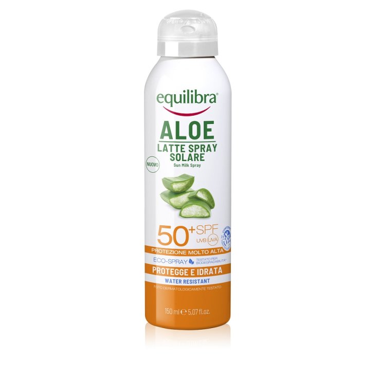 Aloe Latte Spray Solaire Spf50 + Equilibra® 150 ml