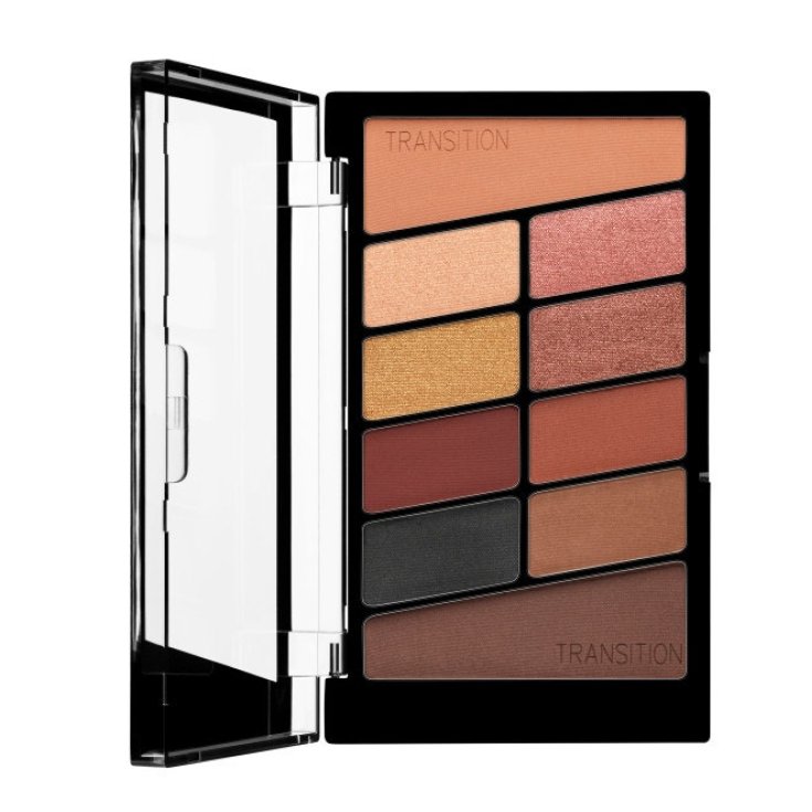 Palette de 10 fards à paupières Color Icon E344B Ombres à paupières Wet N Wild
