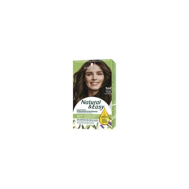NATURAL & EASY 564 Châtain Clair Schwarzkopf 1 Kit NATURAL & EASY 564 Châtain Clair Schwarzkopf 1 Kit