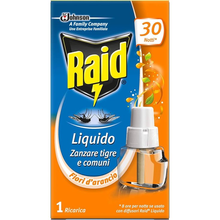 Johnson Orange Blossom Liquide Raid Recharge 30 Nuits