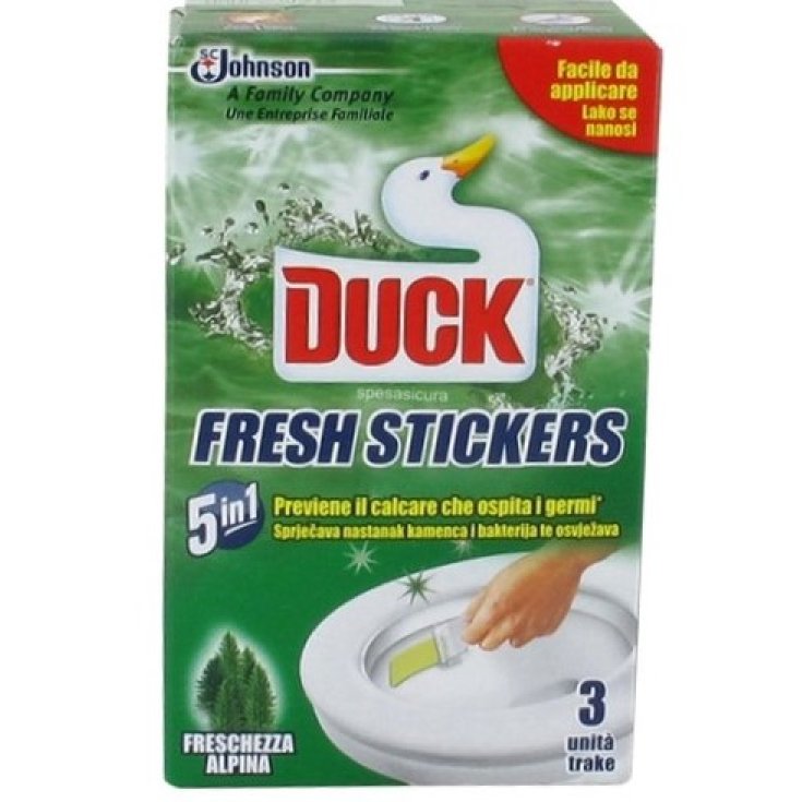 Duck® Fresh Autocollants Fraîcheur Alpine Sc Johnson 3 Pièces