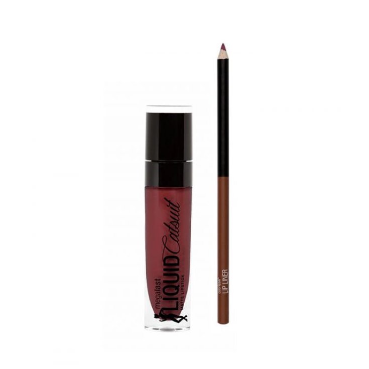 E925 Rouge à Lèvres Liquide + Crayon Brun Wet N Wild® 1 Kit
