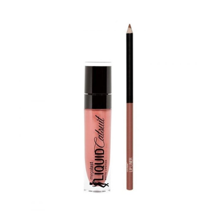 E921 Rouge à Lèvres Liquide + Marron Beige Wet N Wild® 1 Kit