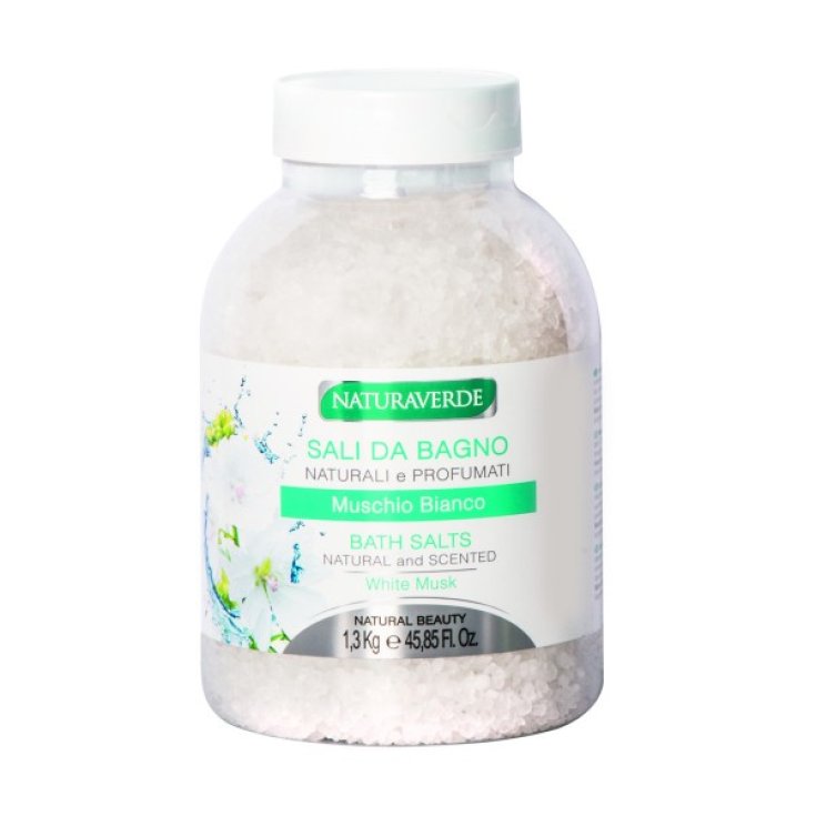 NATURAVERDE Sels de Bain au Musc Blanc 1300Kg
