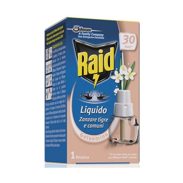 Jasmine Liquid Raid Johnson Recharge Liquide 30 Nuits