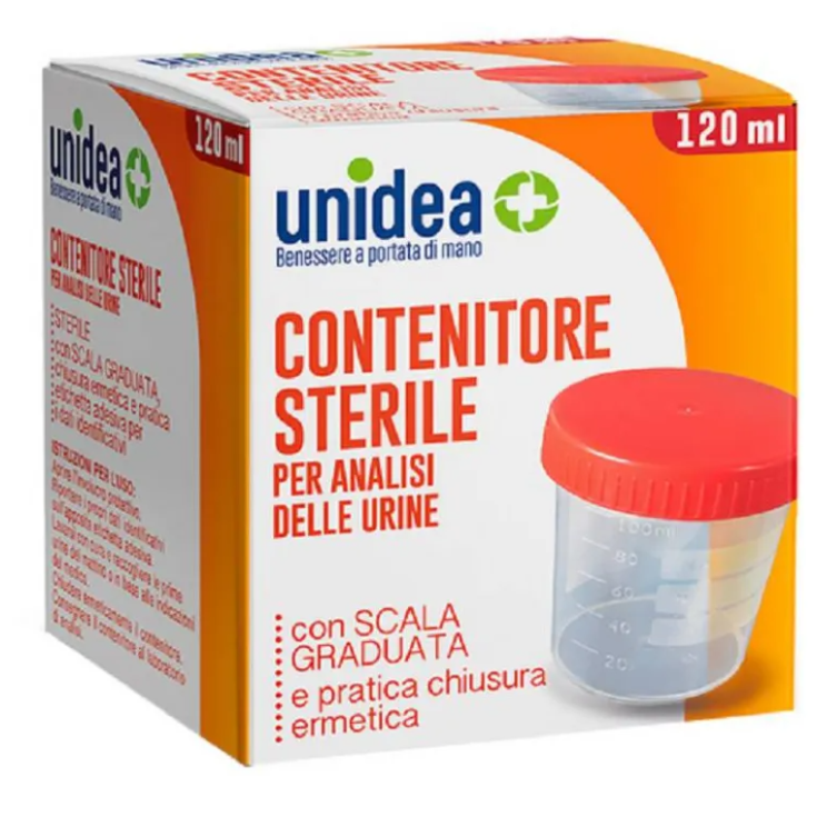 Récipient d'urine stérile Unidea 120 ml