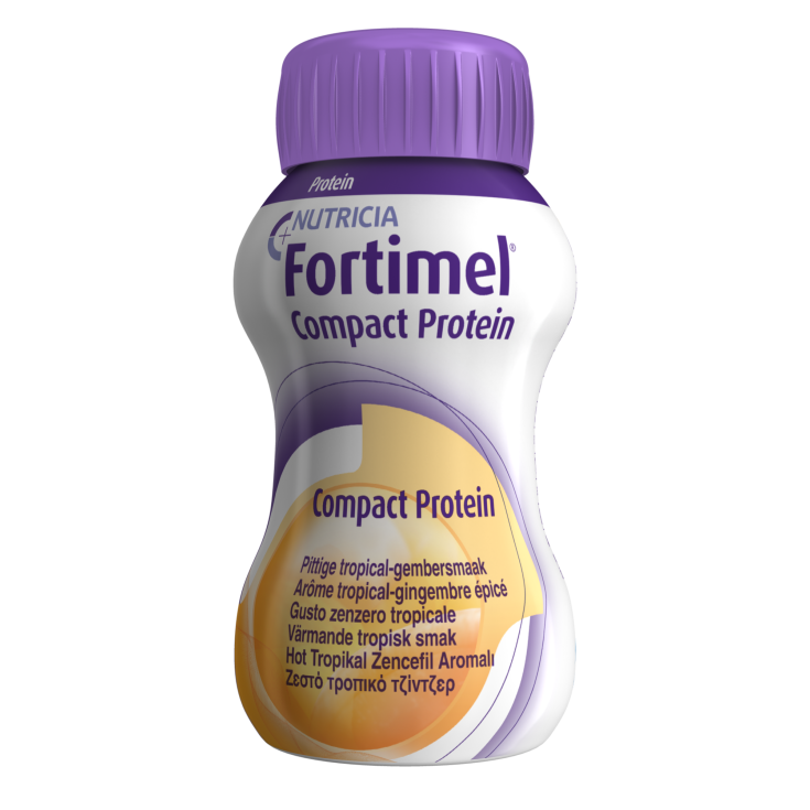 Fortimel Compact Protein Nutricia Gingembre Tropical Chaud 4x125ml