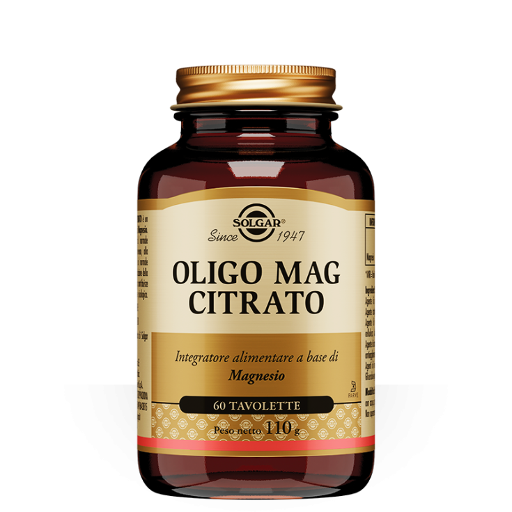 Oligo Mag Citrate SOLGAR® 60 Comprimés